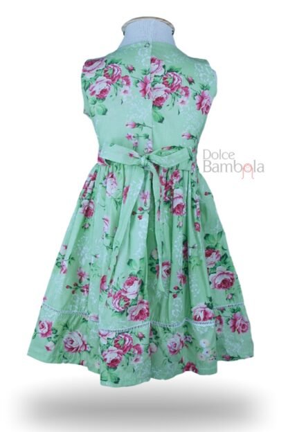 Vestido verde floral - Image 2