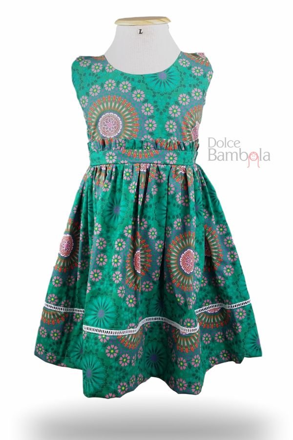 Vestido mandala verde