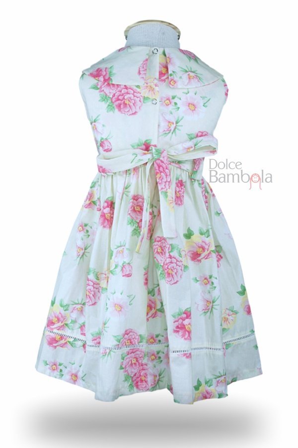 Vestido Off White Floral - Imagem 2