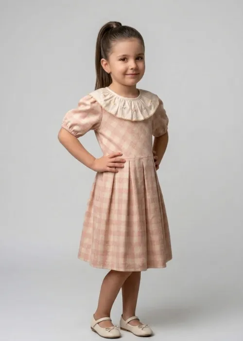Vestido Infantil Clássico Rosa