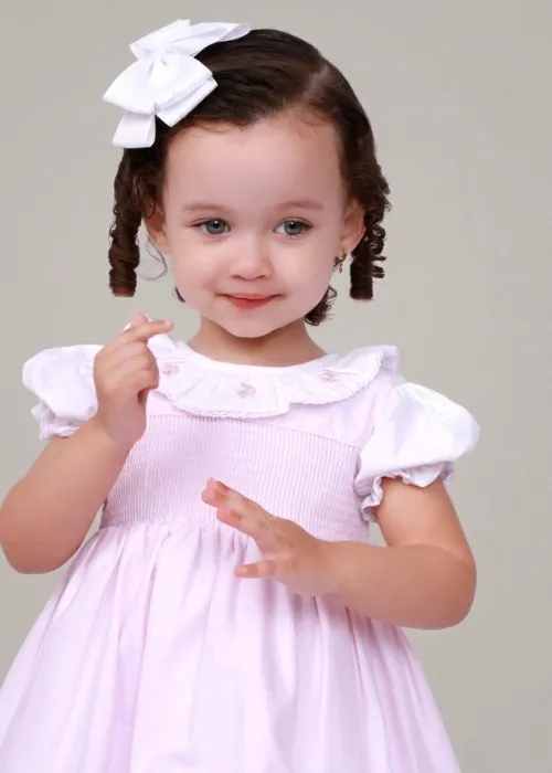Vestido Casinha de Abelha Rosa