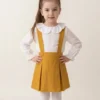 Conjunto Salopete Infantil Mostarda