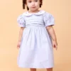 Vestido Infantil Azul Clássico
