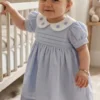 Vestido Infantil Azul Clássico