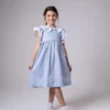 Vestido Infantil Azul Romântico